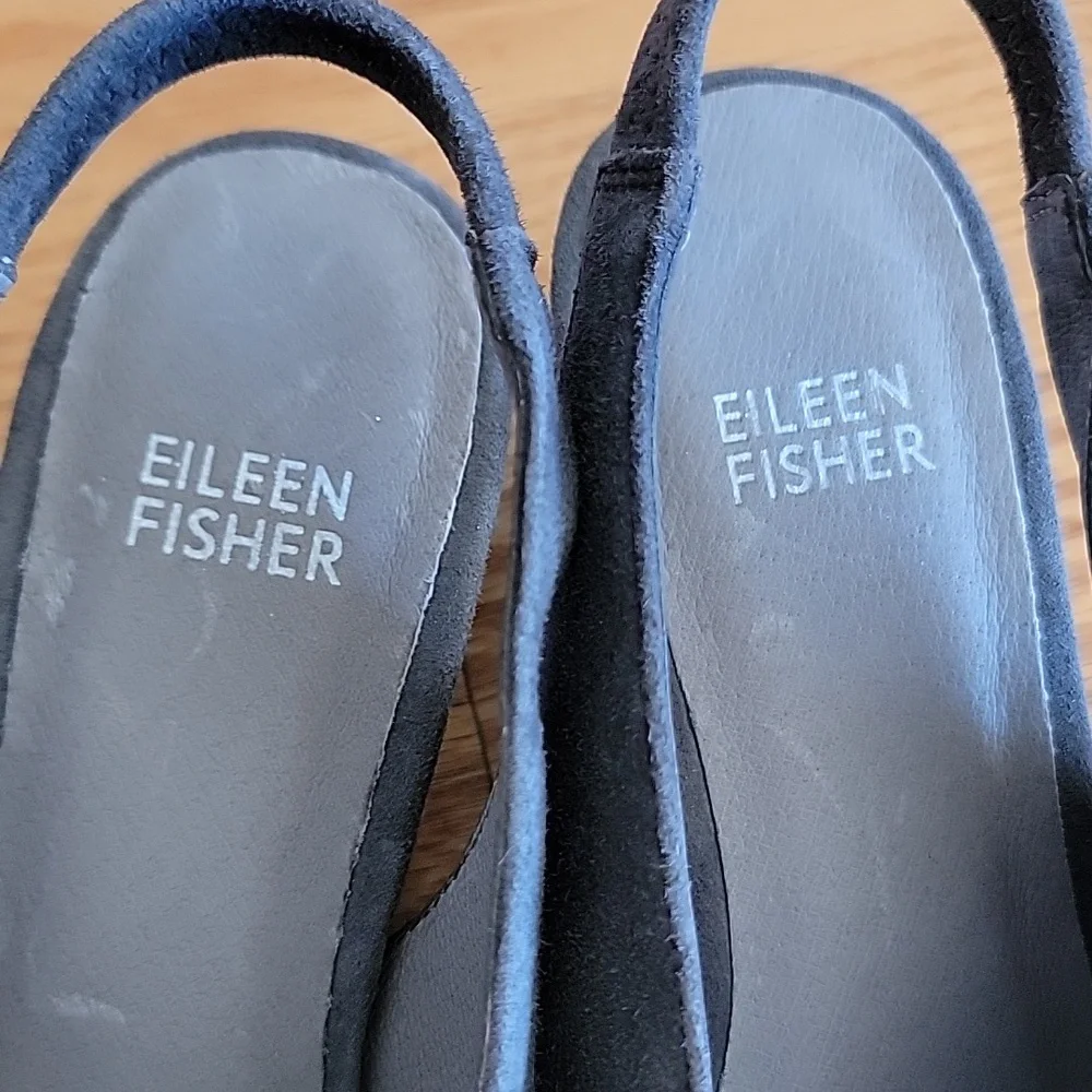 Eileen Fisher Vero Cuoio Leather Shoes - Picture 4 of 15